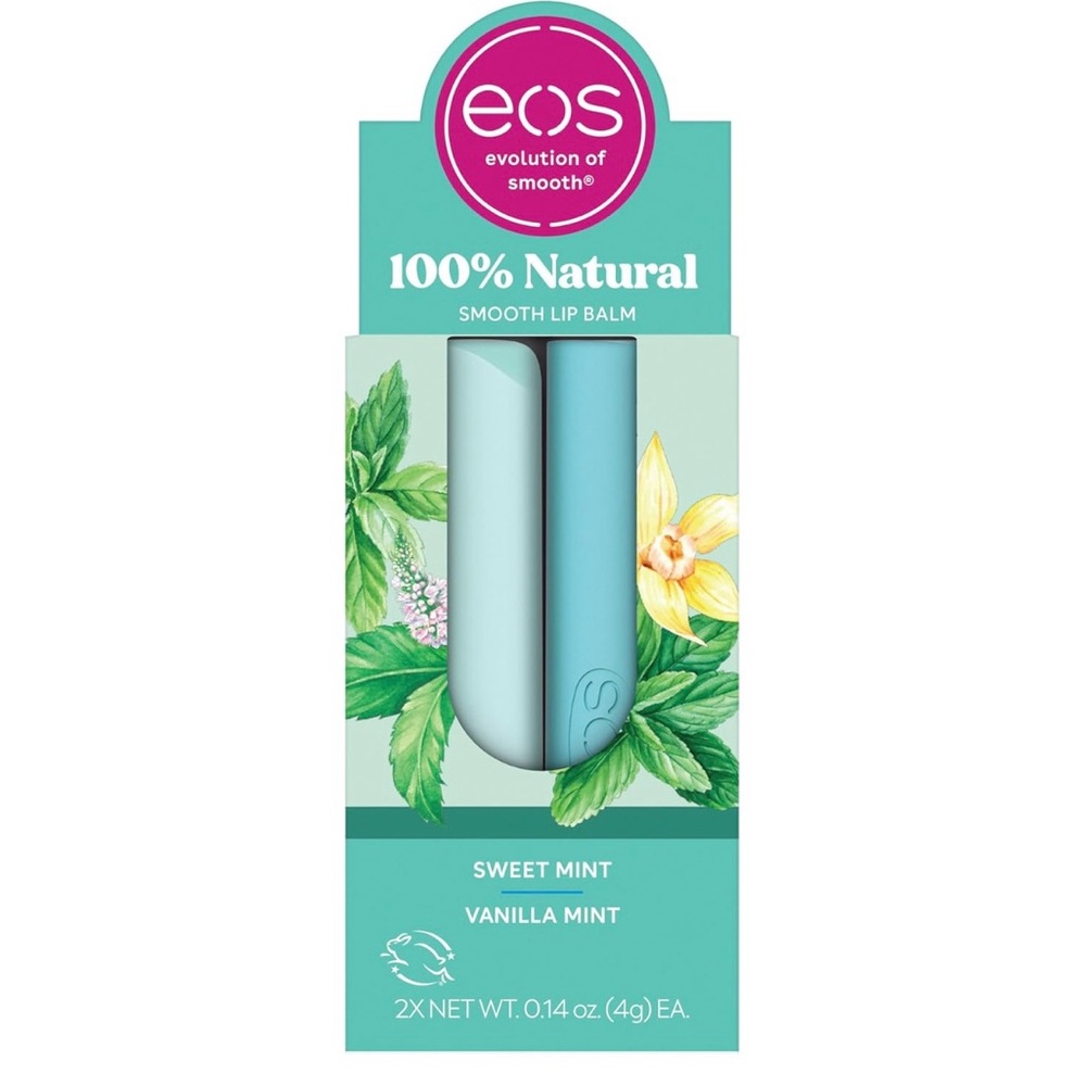 4 eos Minty Fresh Lip Balm Duo